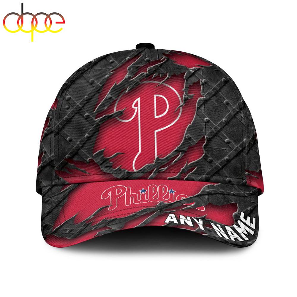 Custom Name MLB Philadelphia Phillies Classic Baseball Cap