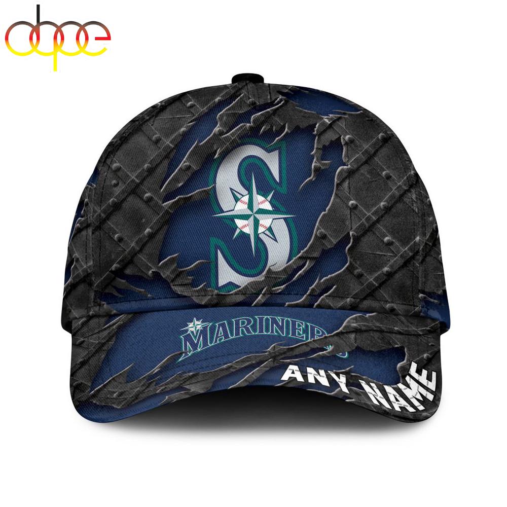 Custom Name MLB Seattle Mariners Classic Baseball Cap