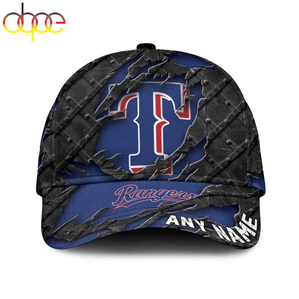 Custom Name MLB Texas Rangers Classic Baseball Cap