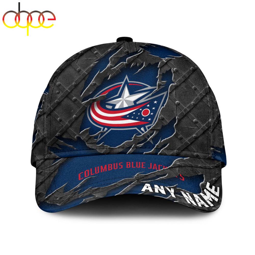 Custom Name NHL Columbus Blue Jackets Baseball Classic Cap For Fans