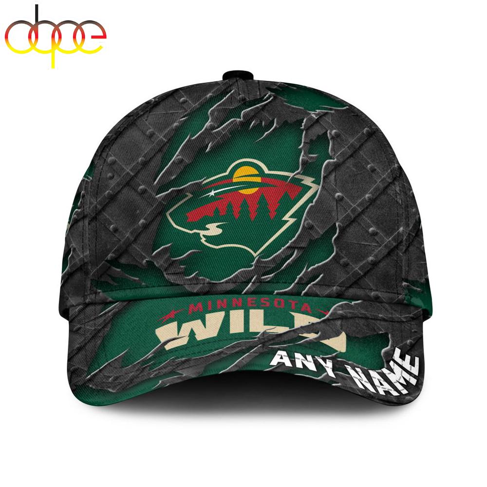 Custom Name NHL Minnesota Wild Baseball Classic Cap For Fans