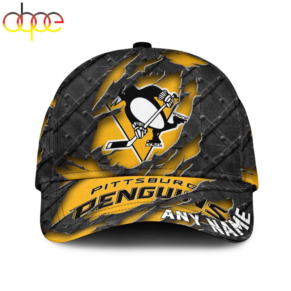 Custom Name NHL Pittsburgh Penguins Baseball Classic Cap For Fans