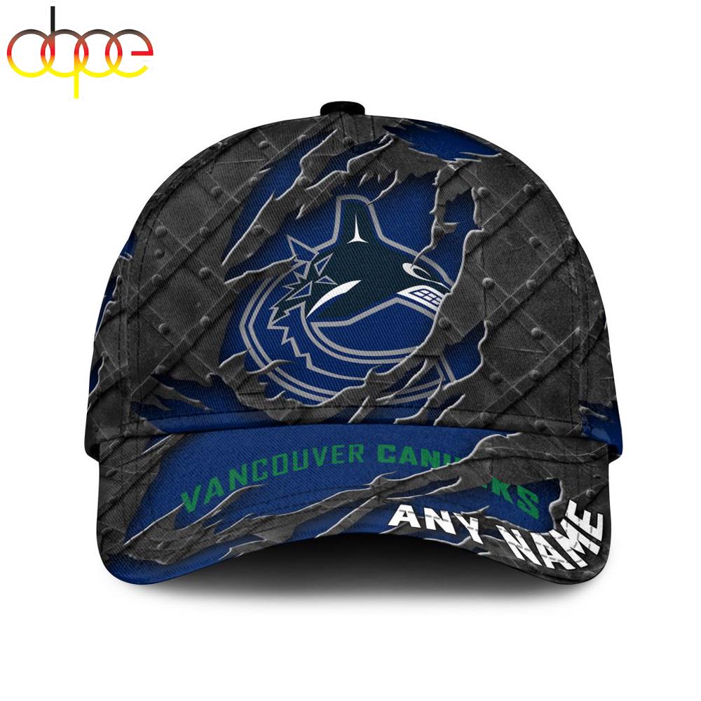 Custom Name NHL Vancouver Canucks Baseball Classic Cap For Fans