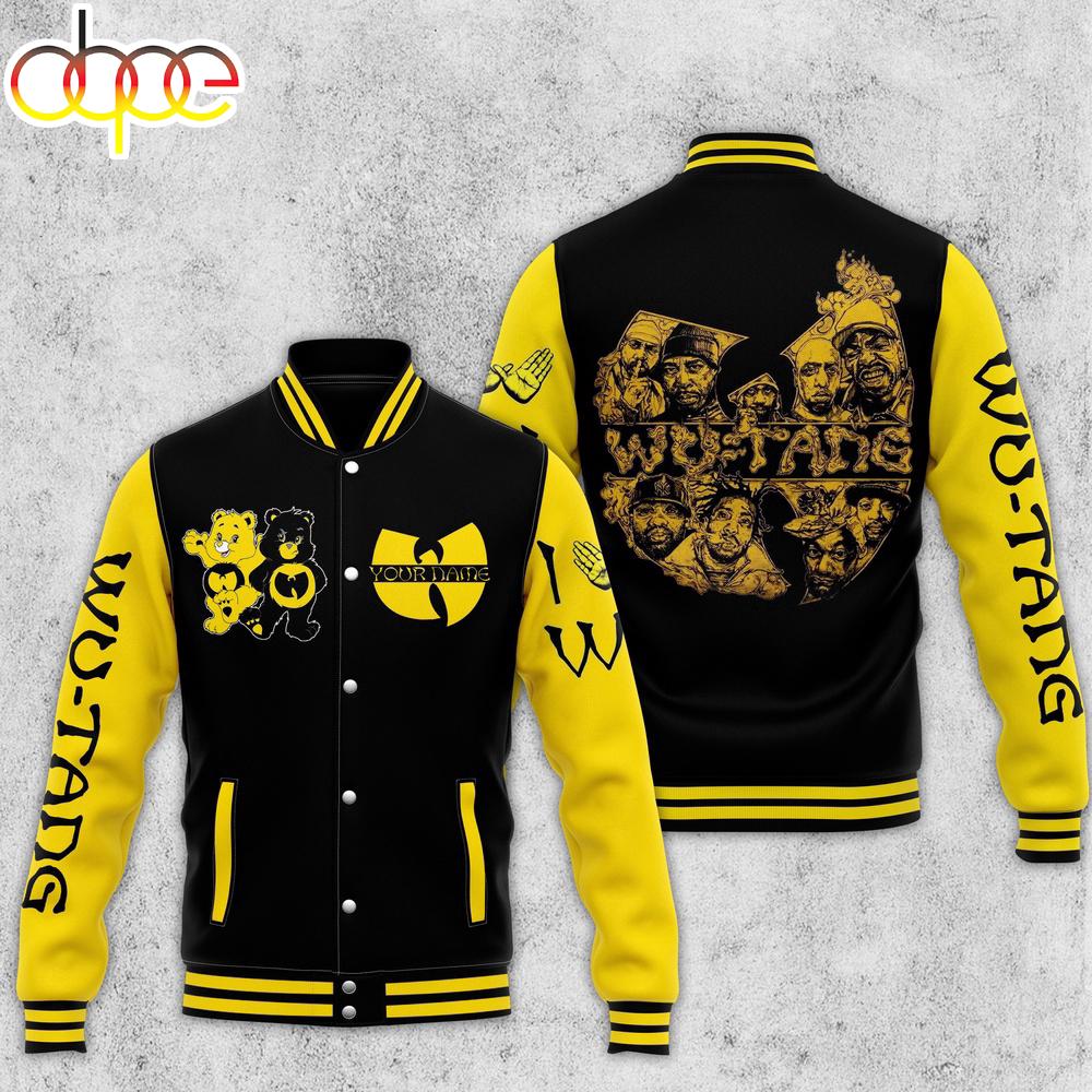 Custom Name Wu-Tang Clan Music Band Baseball Jacket
