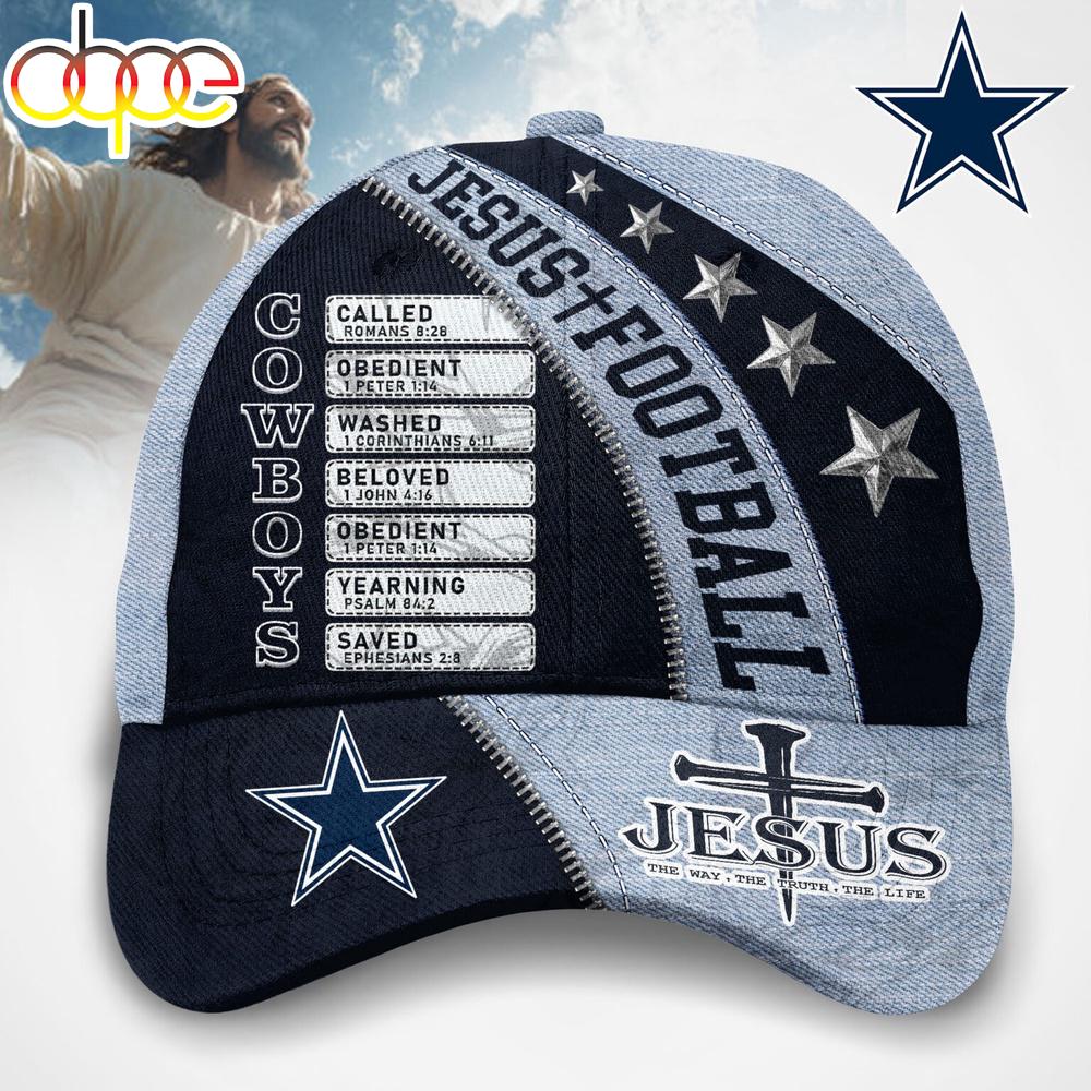Dallas Cowboys Jesus The Way The Truth The Life Baseball Cap