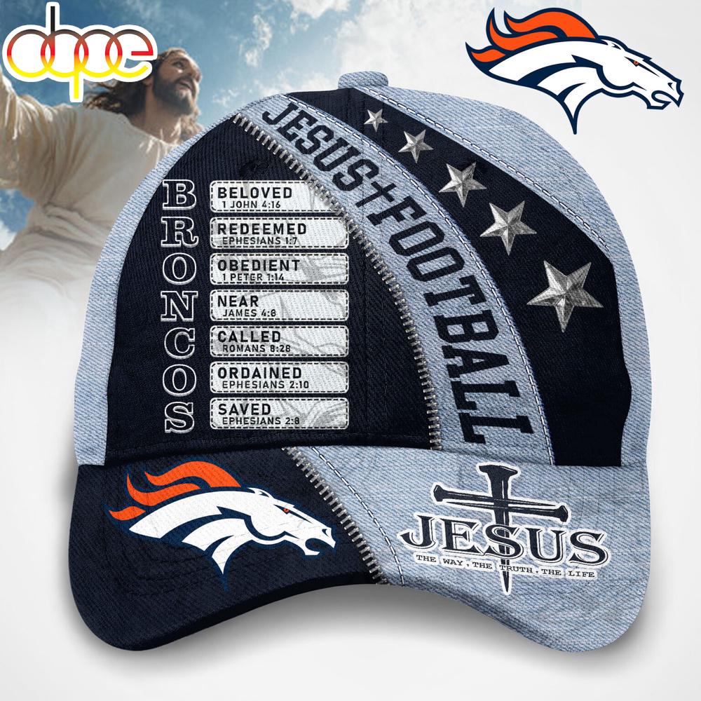 Denver Broncos Jesus The Way The Truth The Life Baseball Cap