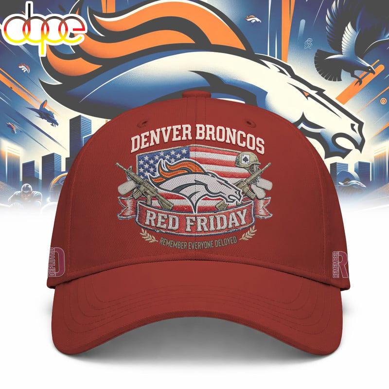 Denver Broncos  NFL RED Friday Classic Baseball Cap