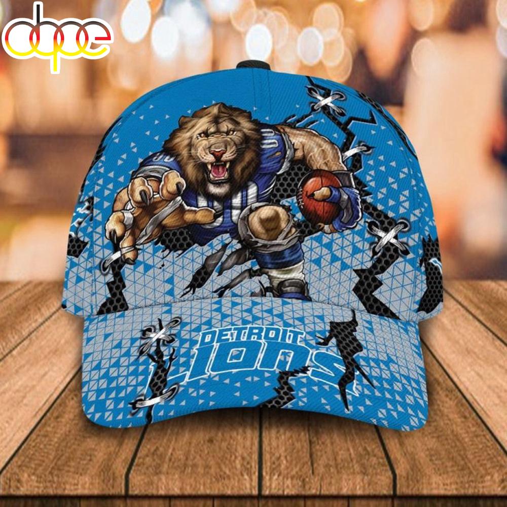 Detroit Lions Mascot NFL Classic Baseball Cap