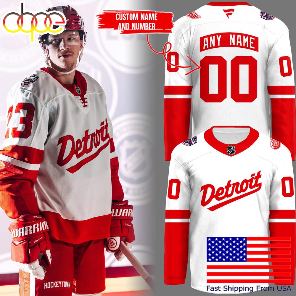 Detroit Red Wings Limited 2025 Stadium Series Custom Hockey Jersey