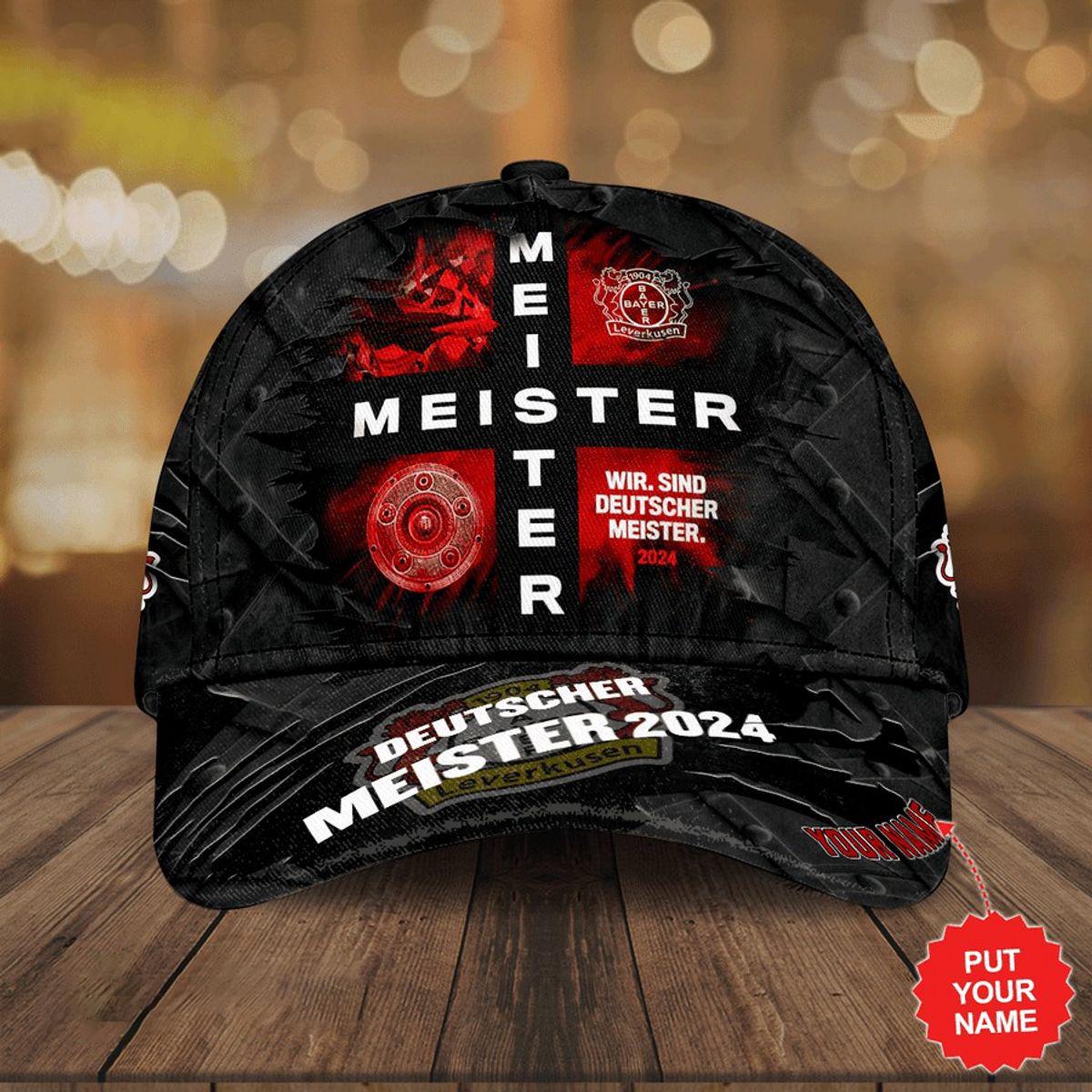 Deutscher Meister 2025 Bayer Leverkusen Personalized Classic Cap