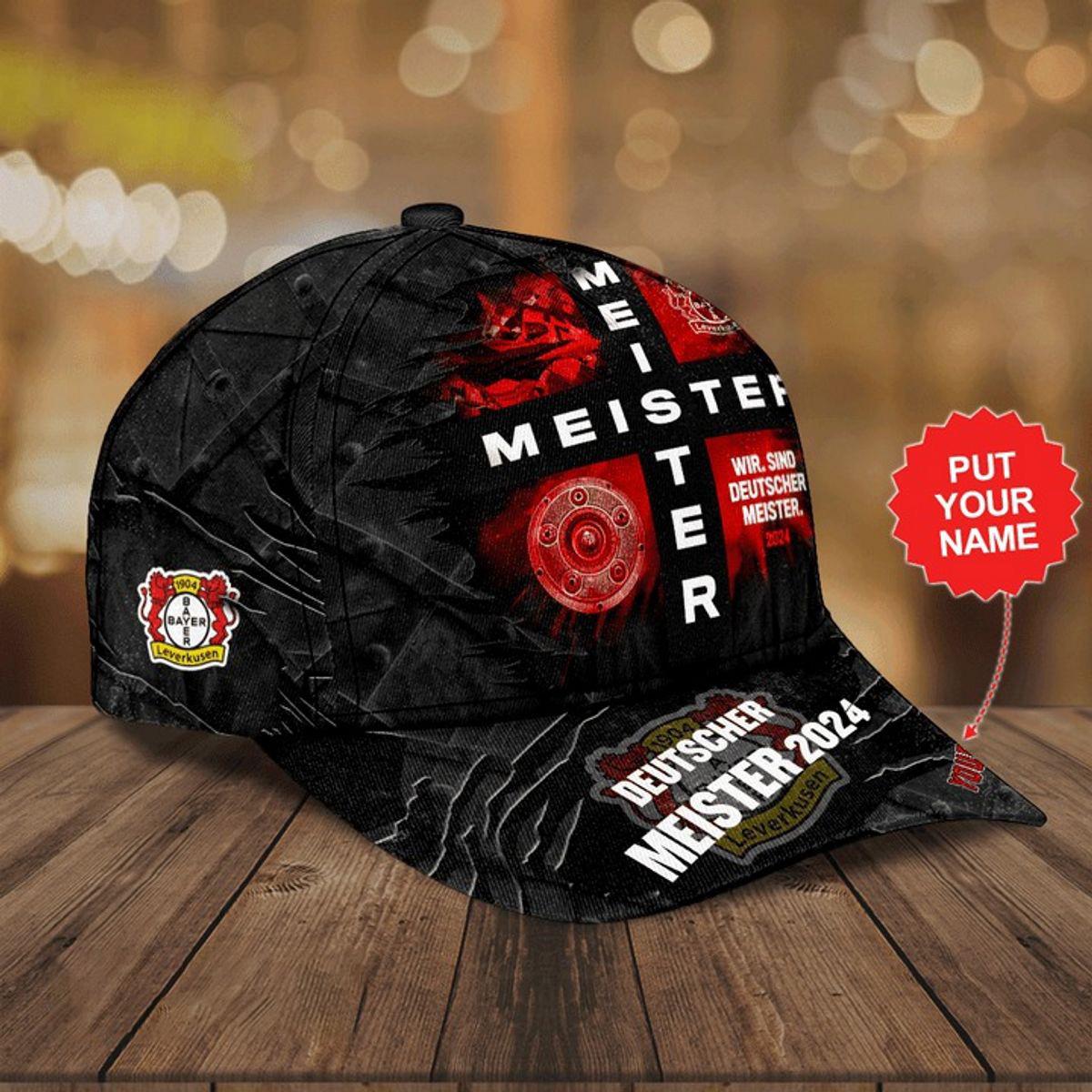 Deutscher Meister 2025 Bayer Leverkusen Personalized Classic Cap