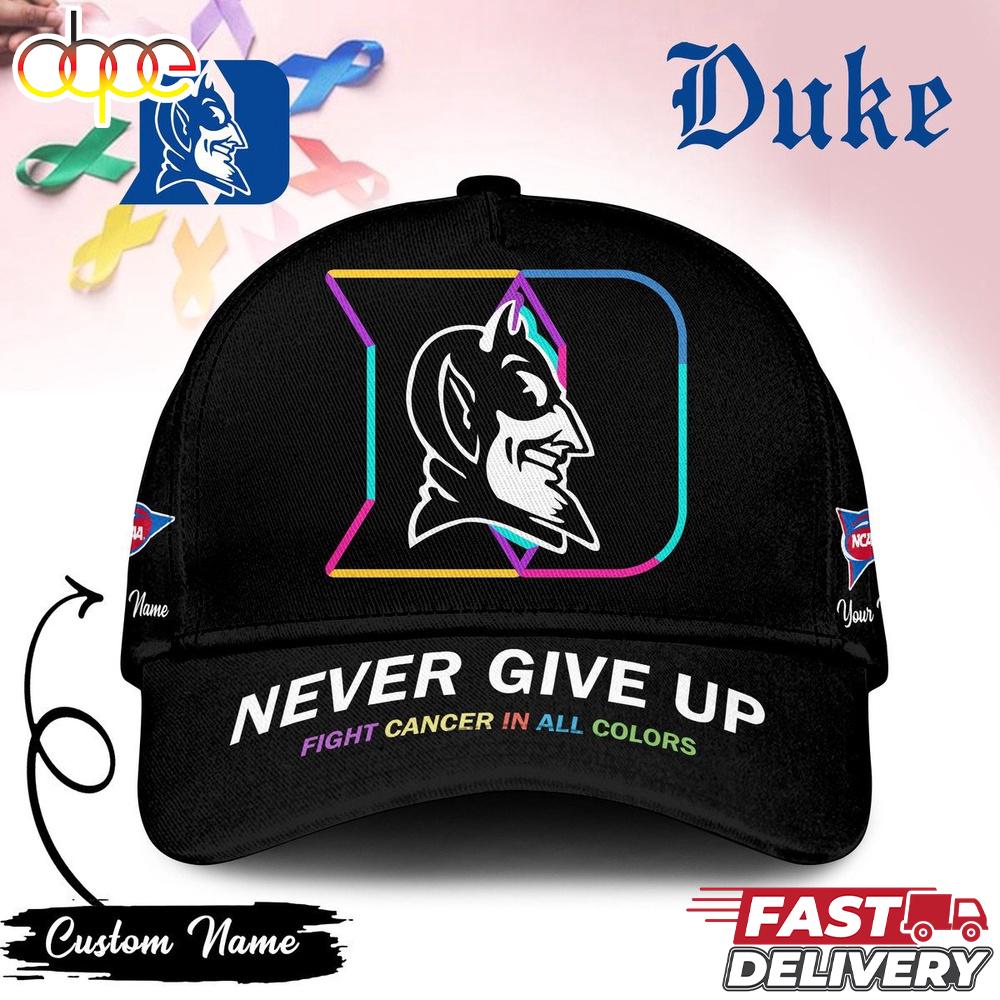 Duke Blue Devils NCAA Fight Cancer In All Colors Baseball Cap