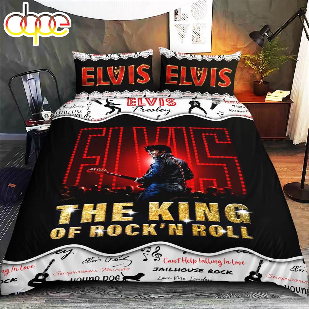 Elvis Bedding Set, Elvis Presley Bedding Set  Gift For Christmas