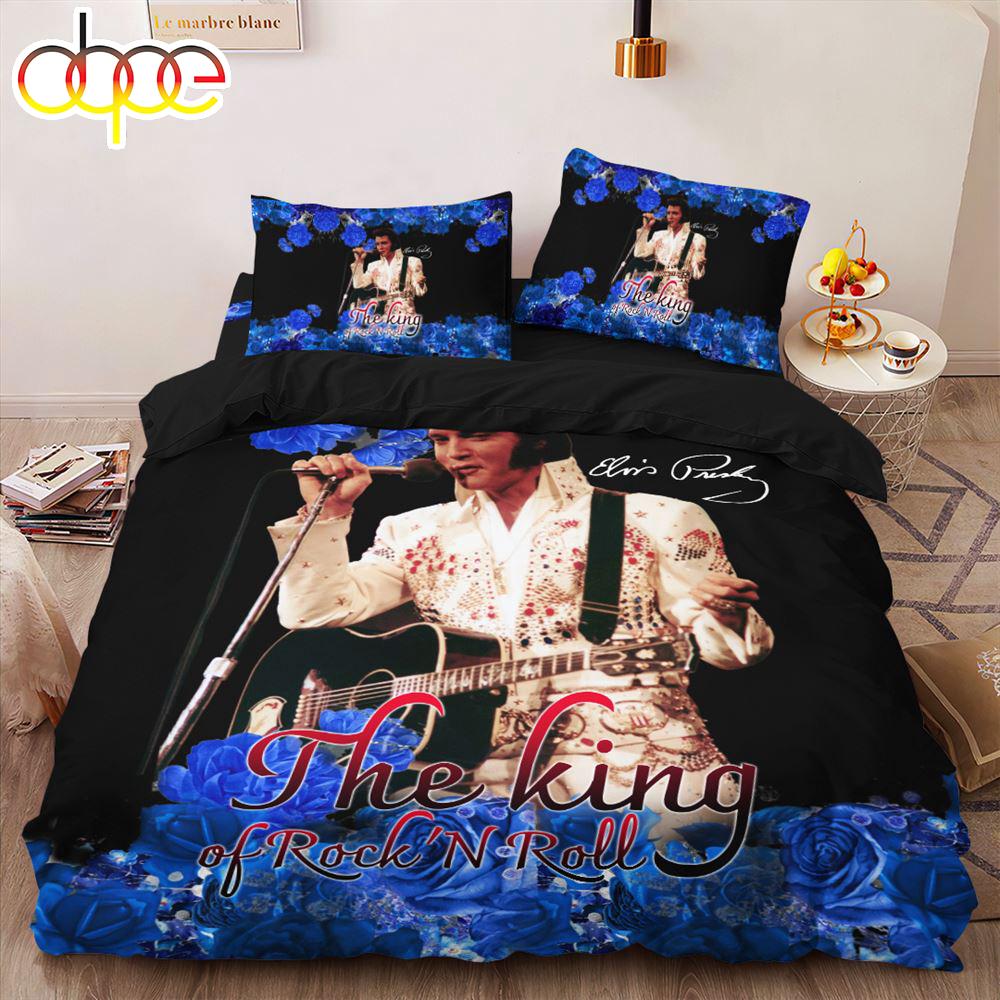 Elvis Presley Bedding Set, Elvis Presley Duvet Cover  Gift For Christmas