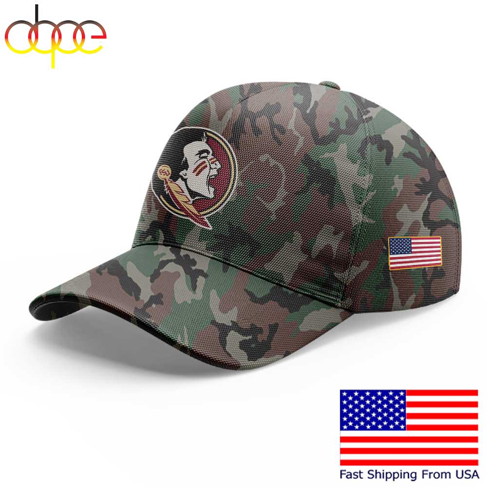 Florida State Seminoles Military Appreciation Tonal Logo Performance Cap