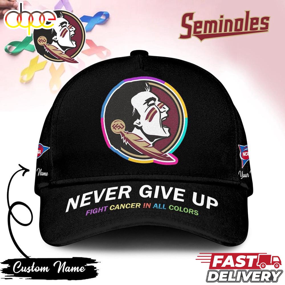 Florida State Seminoles NCAA Fight Cancer In All Colors Baseball Cap
