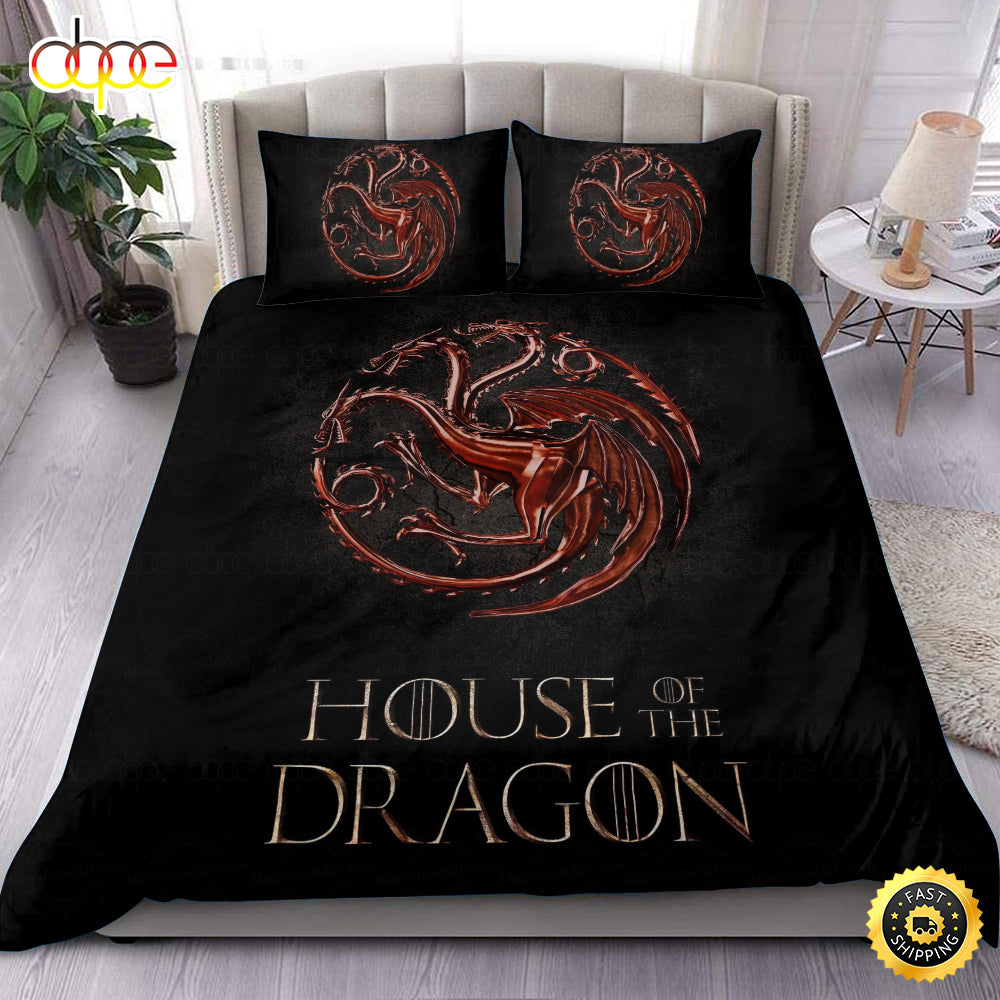 Game of Thrones House Of The Dragon Logo Bedding Set