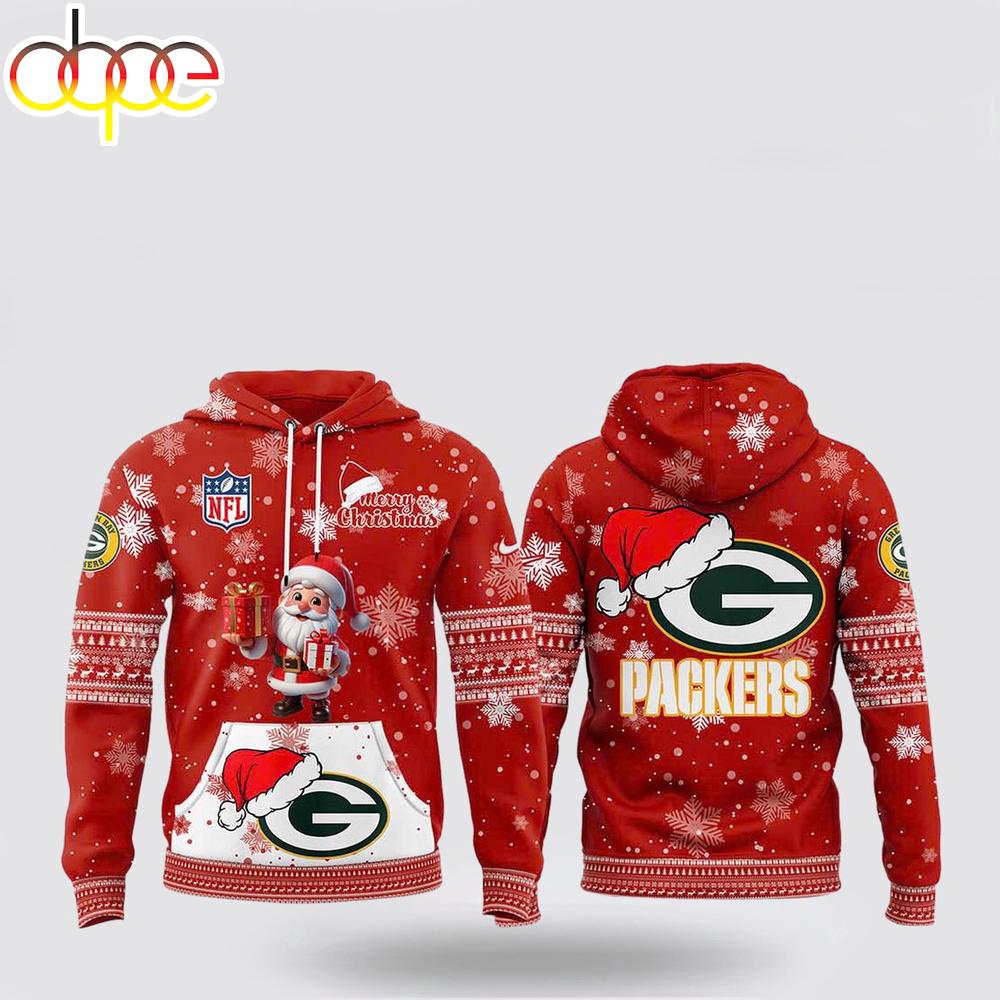 Green Bay Packers 2024 Merry Christmas 3D Hoodie Shirt