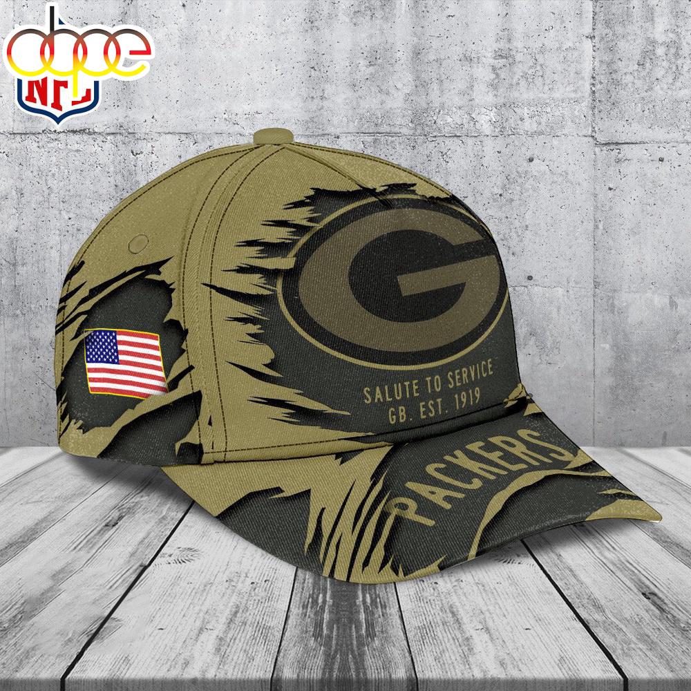 Green Bay Packers 2025 Salute to Service Classic Baseball Cap