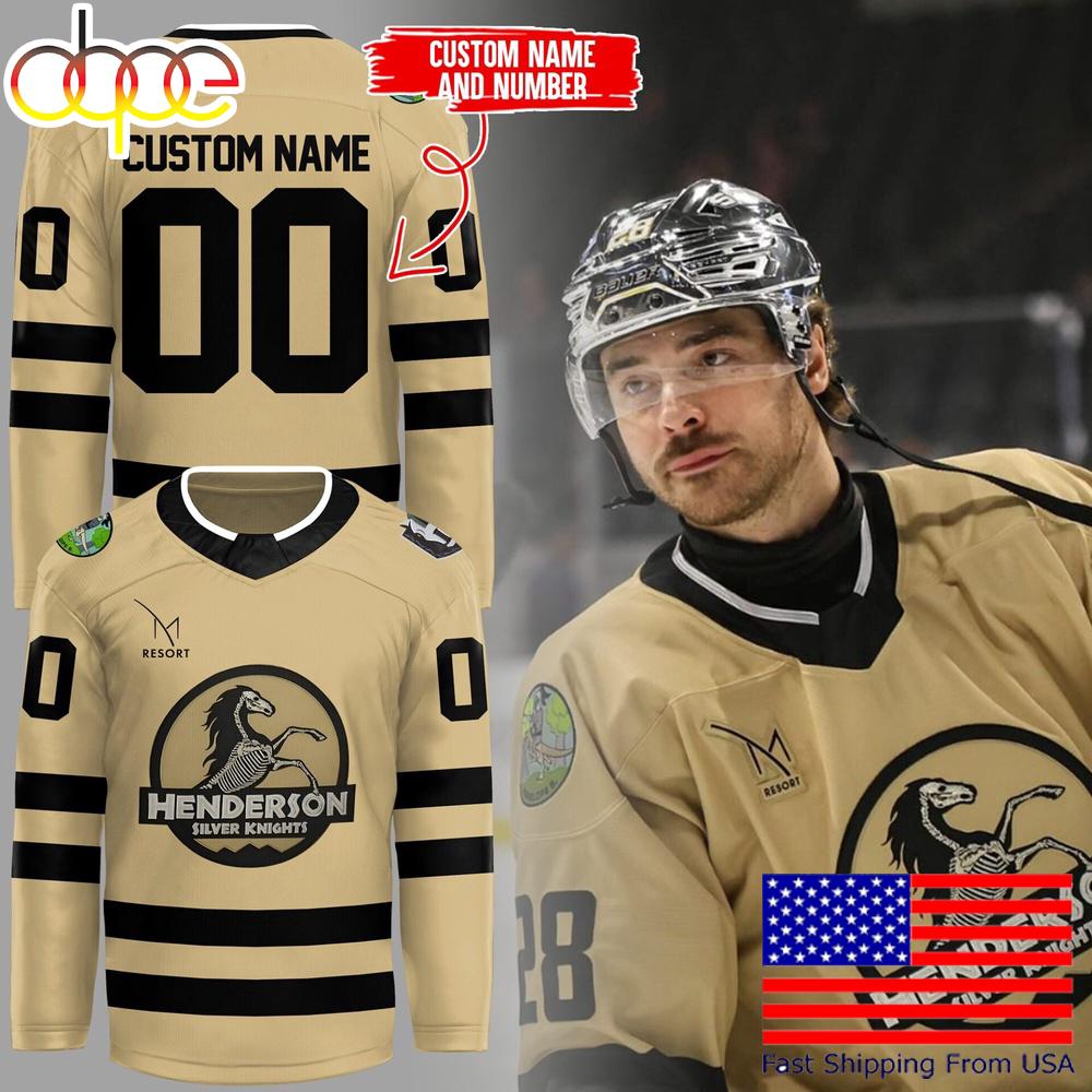 Henderson Silver Knights x Jurassic World Hockey Jersey