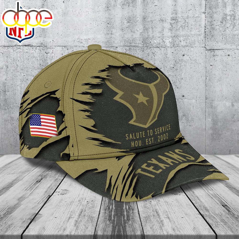 Houston Texans 2025 Salute to Service Classic Baseball Cap