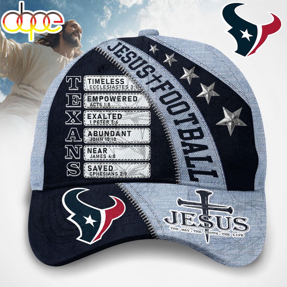 Houston Texans Jesus The Way The Truth The Life Baseball Cap