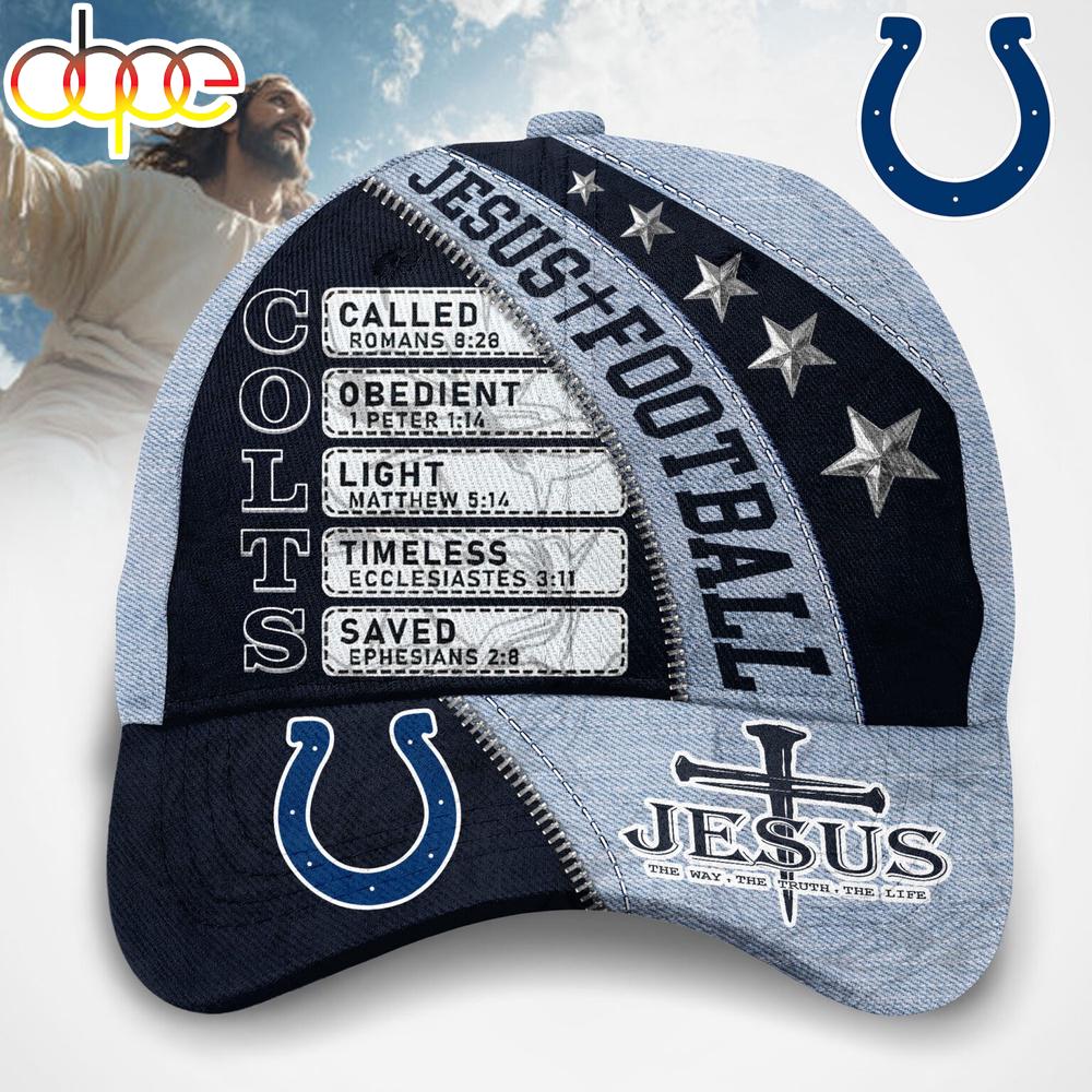 Indianapolis Colts Jesus The Way The Truth The Life Baseball Cap