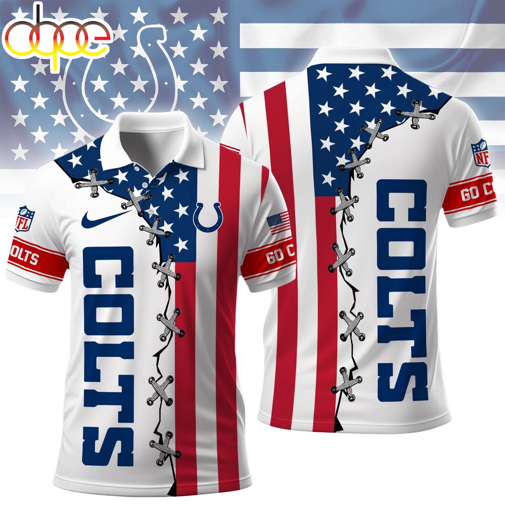 Indianapolis Colts NFL Freedom American Polo Shirt For Fans