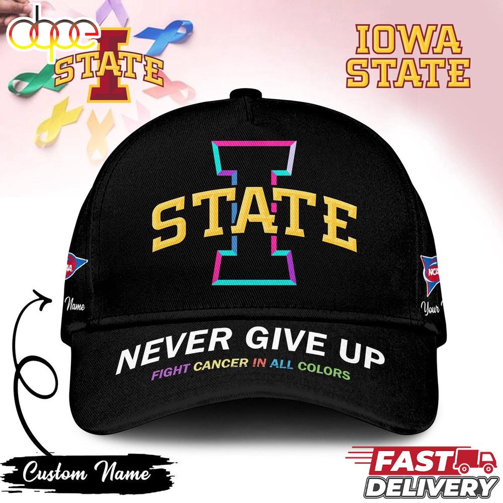 Iowa State Cyclones NCAA Fight Cancer In All Colors Baseball Cap