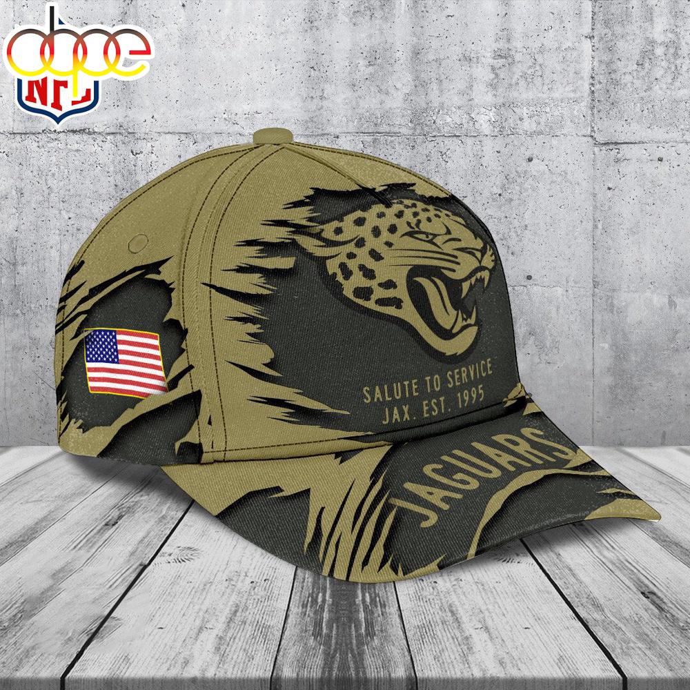 Jacksonville Jaguars 2025 Salute to Service Classic Baseball Cap