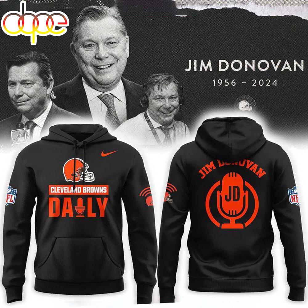 Jim Donovan Radio Announcer Cleveland Browns 3D Hoodie Shirt