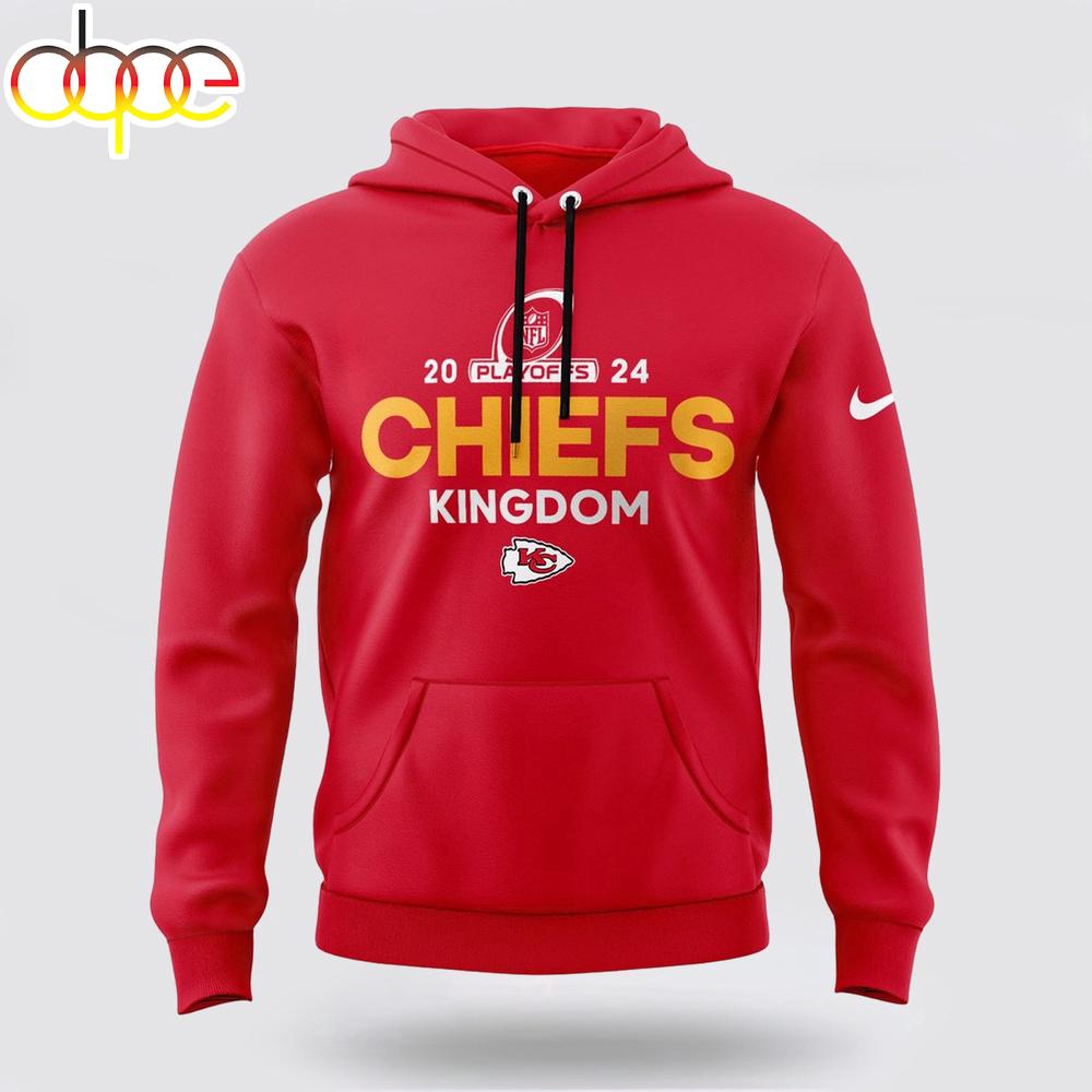 Kansas City Chiefs 2024 Playoffs Clinched 3D Hoodie