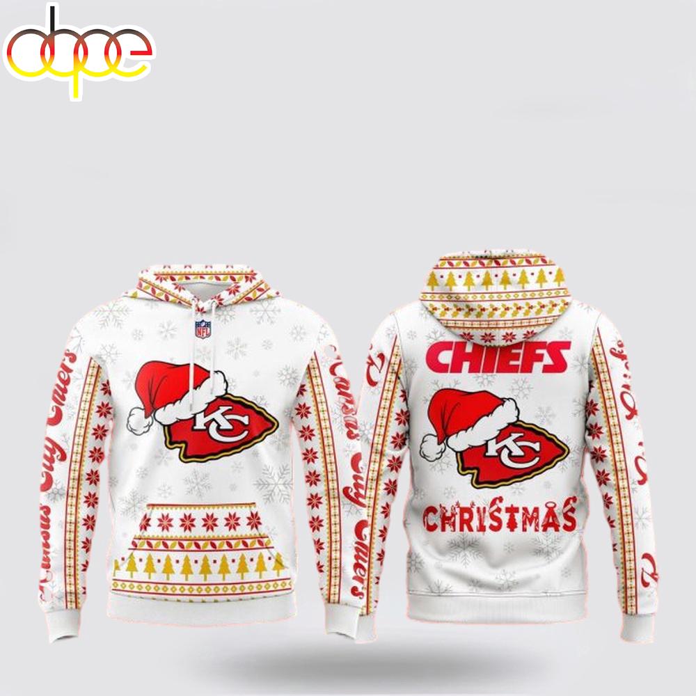 Kansas City Chiefs Merry Christmas 2024 3D Hoodie Shirt