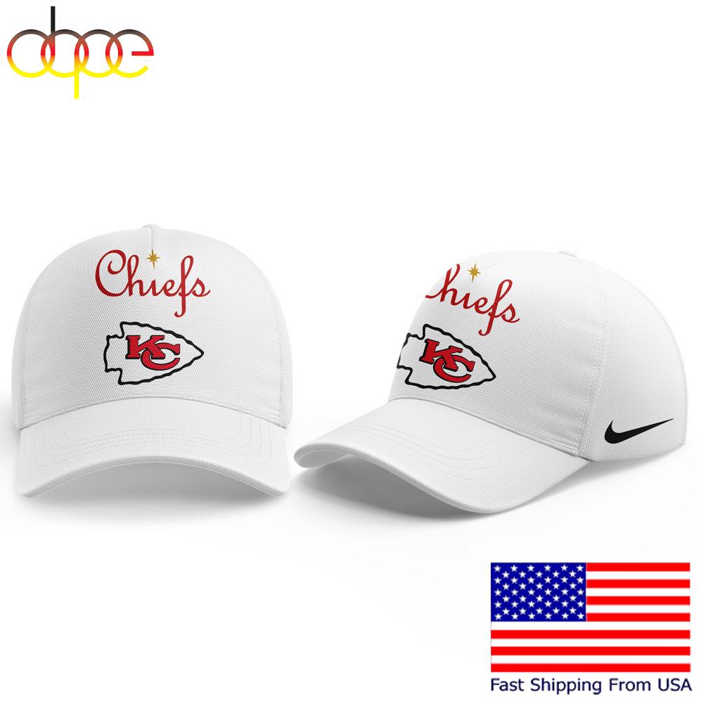 Kansas City Chiefs Putting The Merry Baseball Cap  For Fans