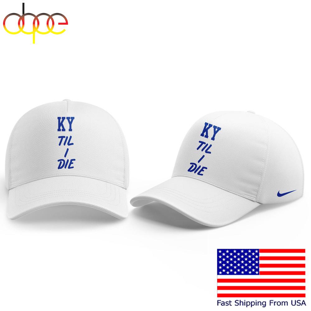 Kentucky Men's Basketball KY 'Til I Die White Cap