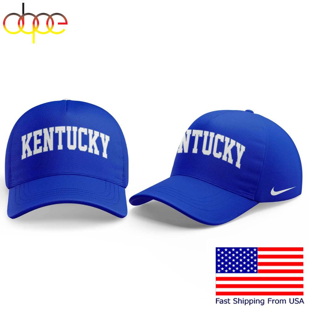 Kentucky Wildcats Basketball Bold Letter Cap