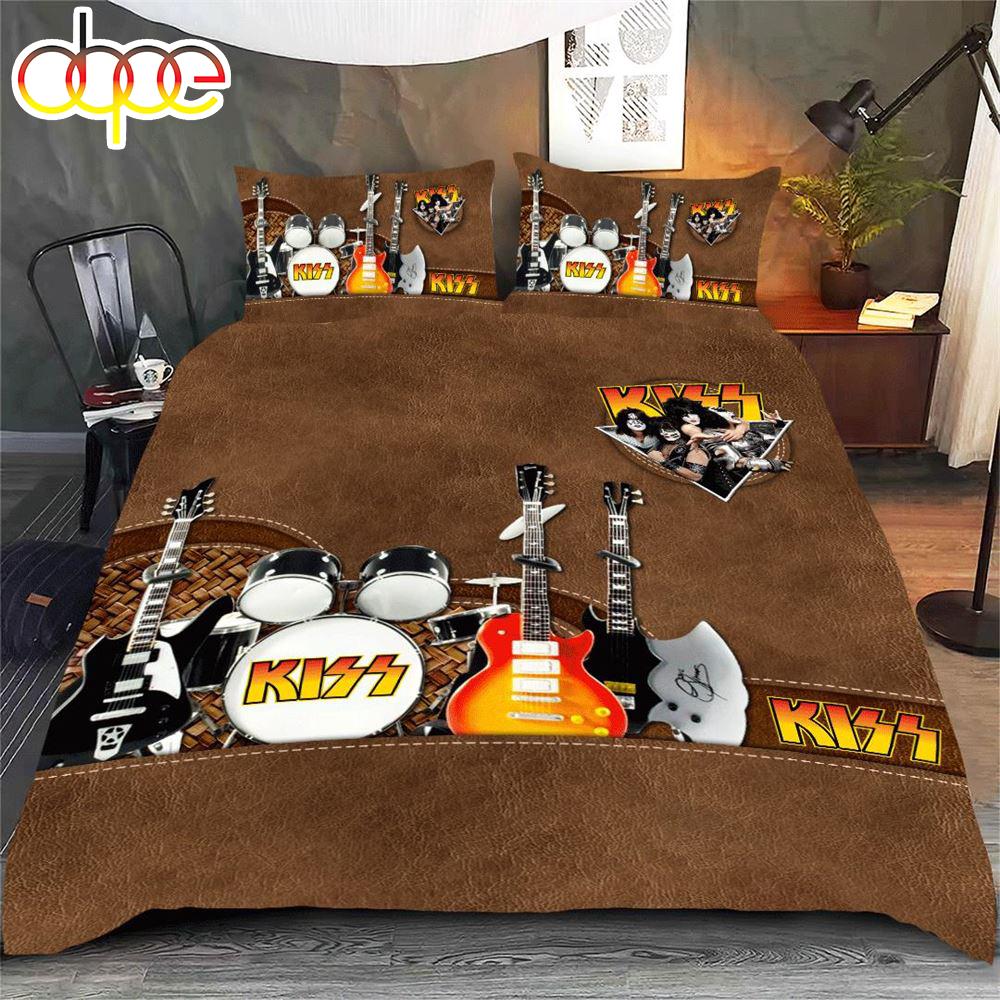 Kiss Band Bedding Set Christmas For Fans  Gift For Christmas