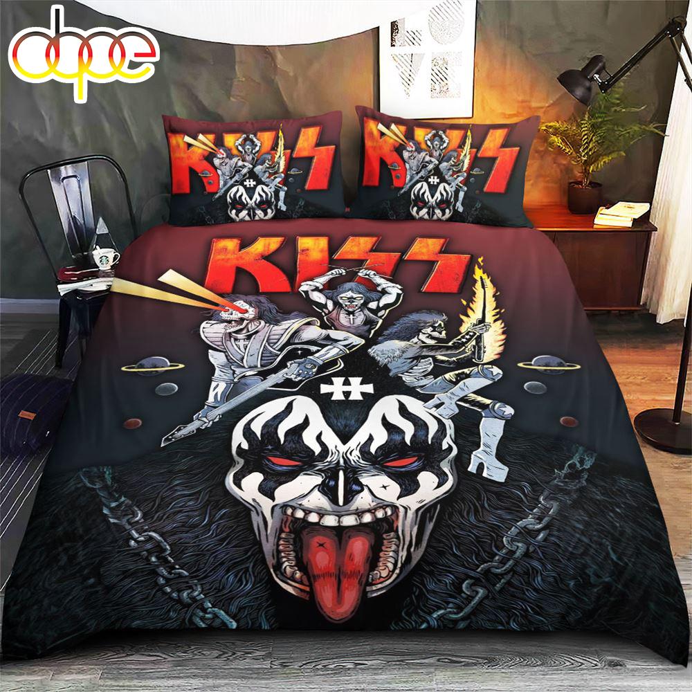 Kiss Band Bedding Set Merry Christmas Gift Fans  Gift For Christmas