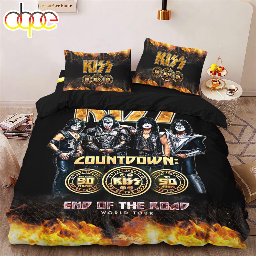 Kiss Band Bedding Set Single Rock Band Bed Linen Double Queen King  Gift For Christmas