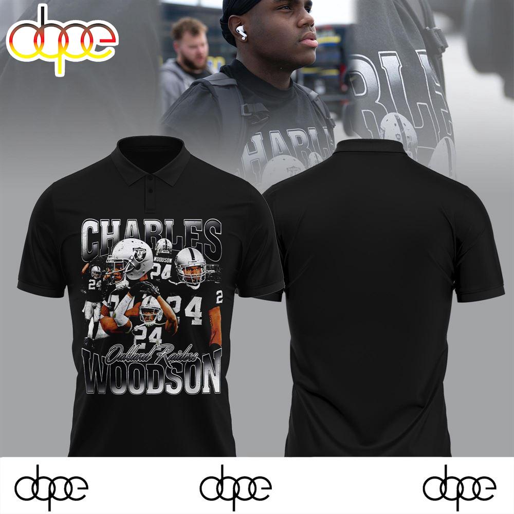 Las Vegas Raiders Charles Woodsons Polo Shirt