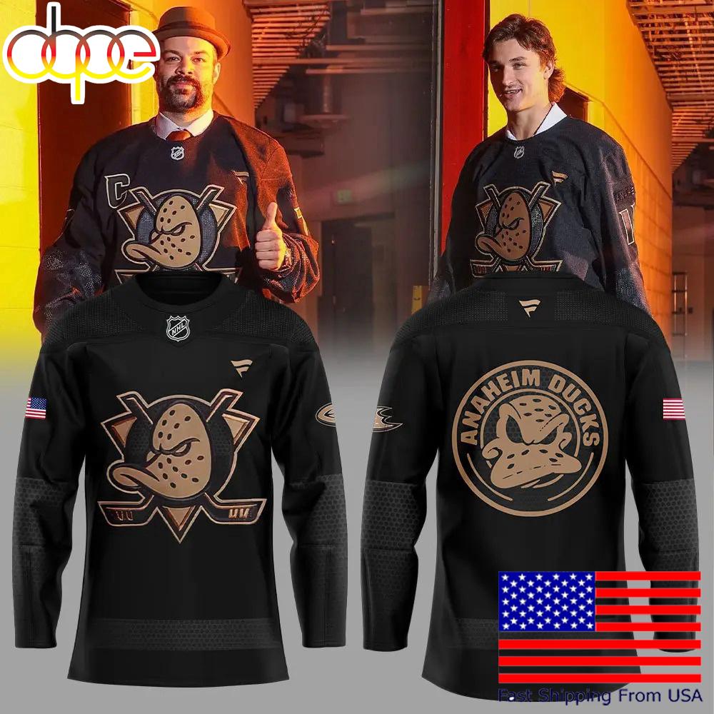 Limited Edition Anaheim Ducks Military Threads Hockey Jersey