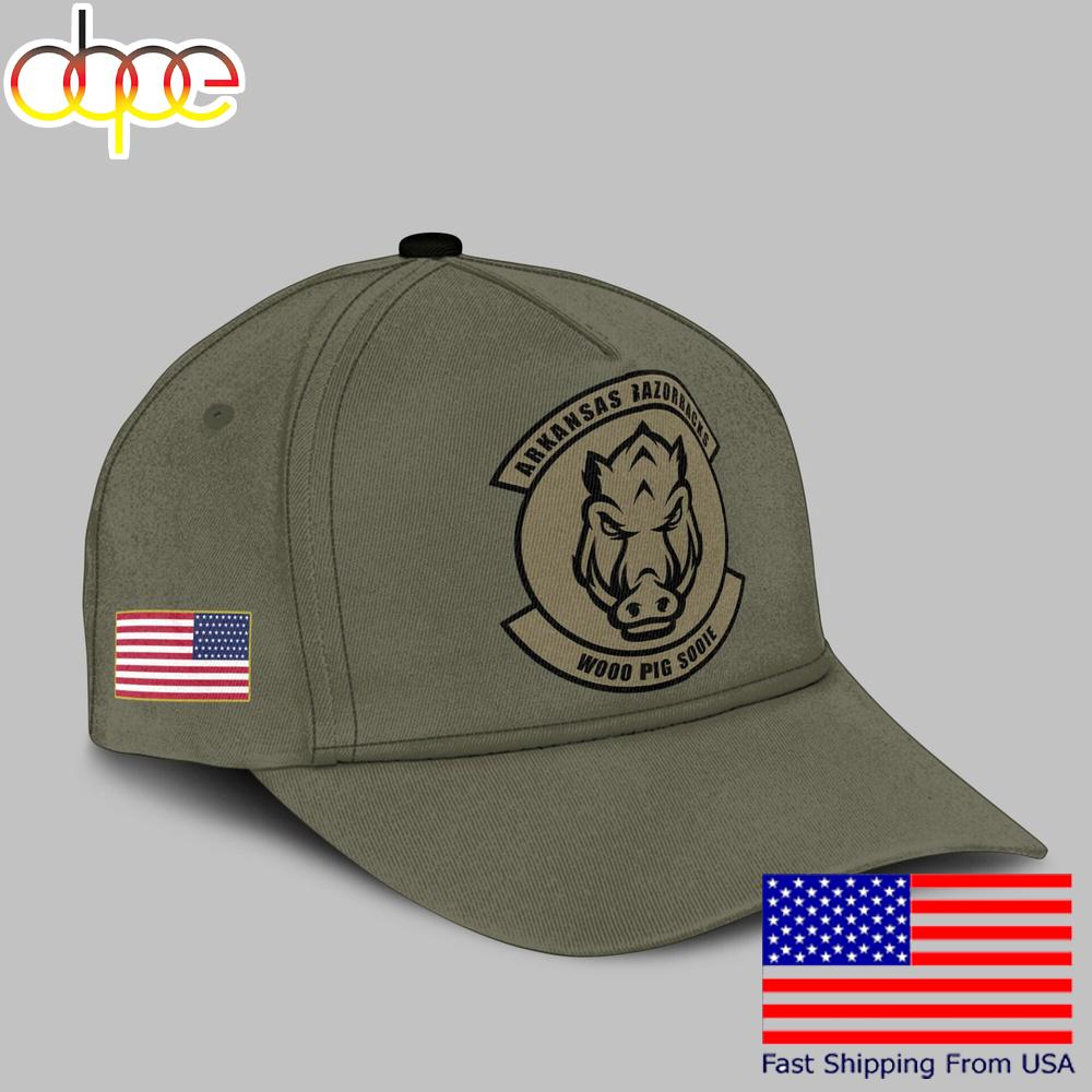 Limited Edition Arkansas Razorbacks Coach Sam Pittman Camo Veteran Cap, Retro Baseball Cap
