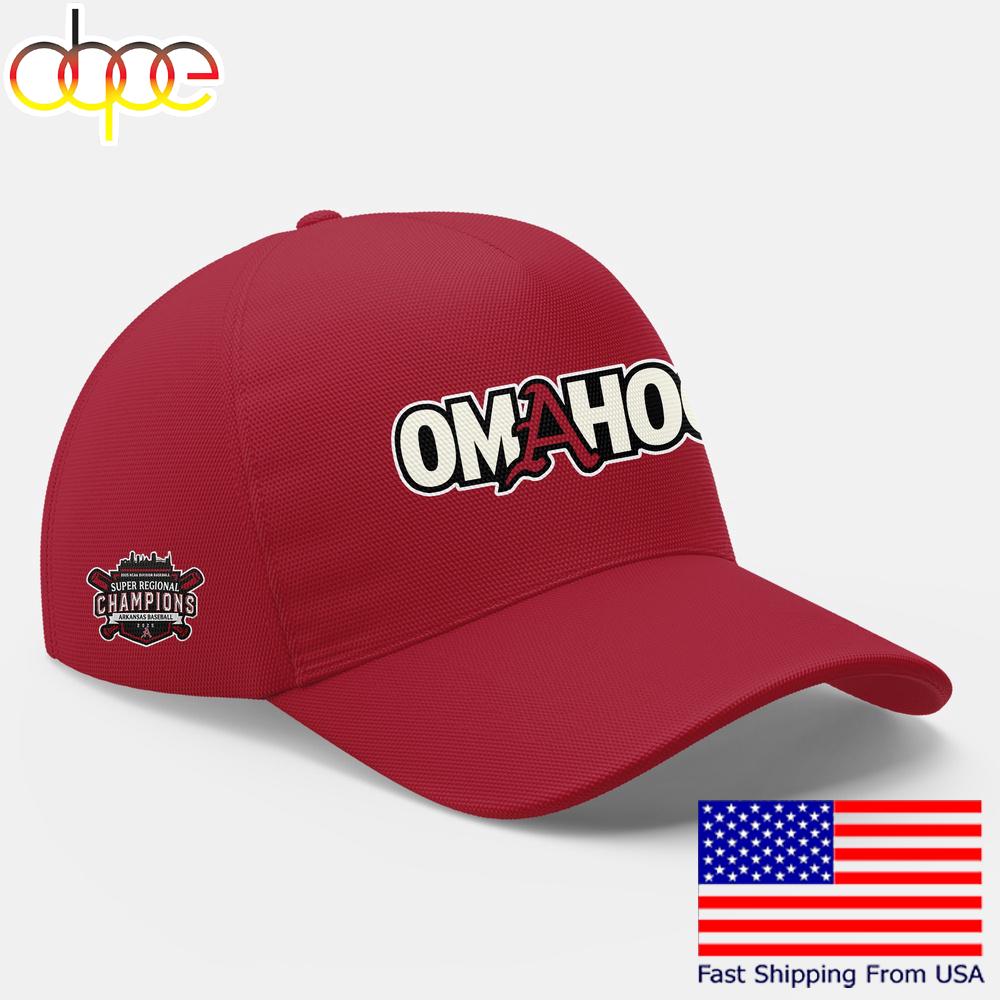 Limited Edition Arkansas RazorbacksBaseball Omahogs Super Regionals Champions Baseball Cap , Usa Baseball Hat