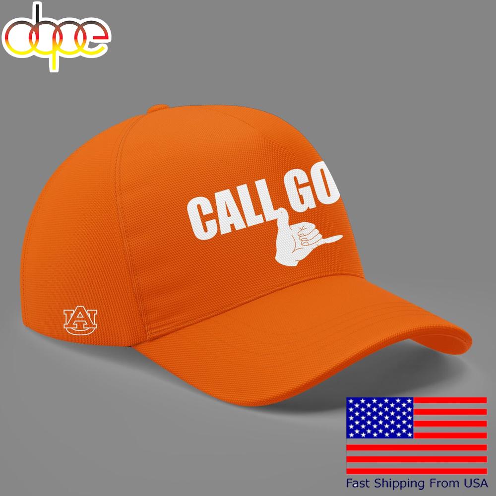 Limited Edition Auburn Tiger Basketball Call God Orange Baseball Cap  For Fans