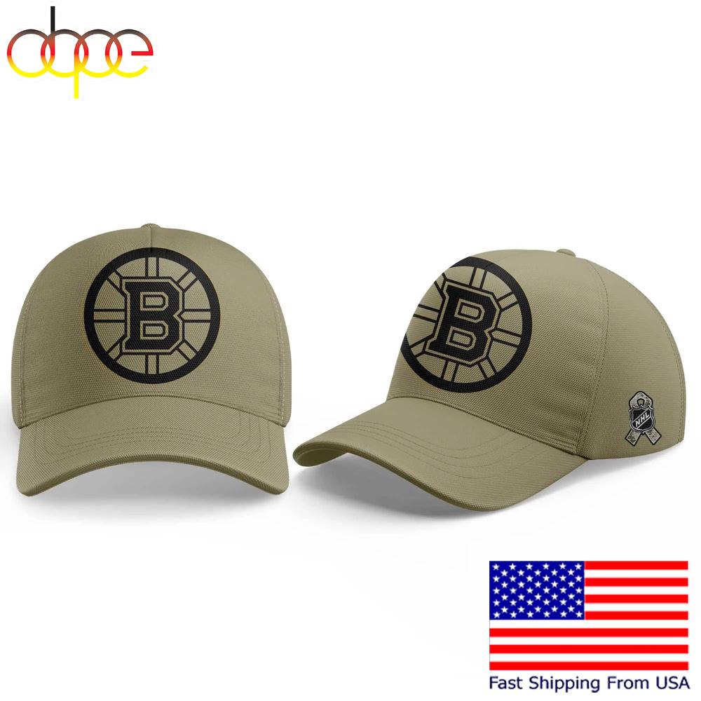 Limited Edition Boston Bruins Military Appreciation Baseball Cap