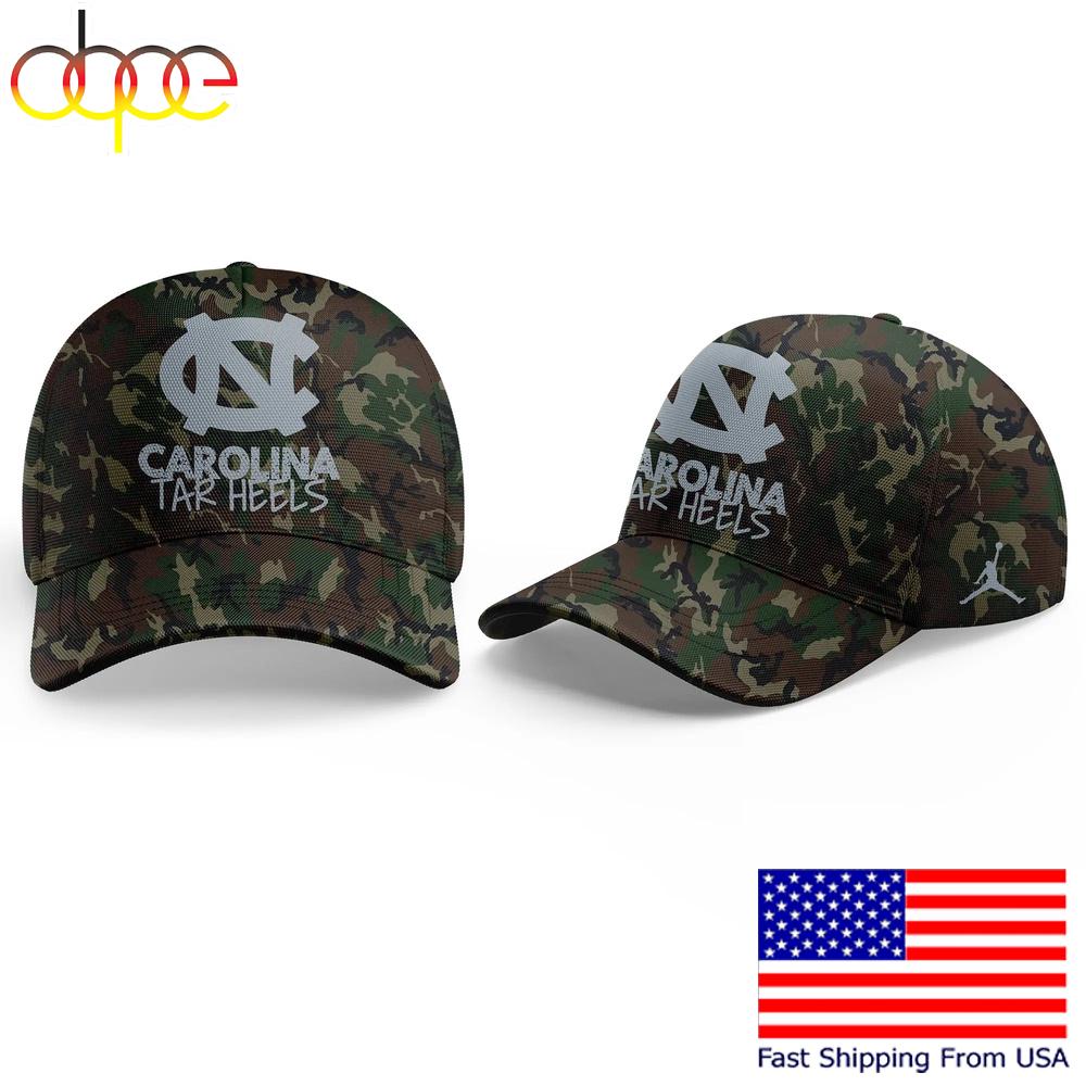 Limited Edition Carolina Tar Heels Basketball Coach Hubert Davis Camo Cap
