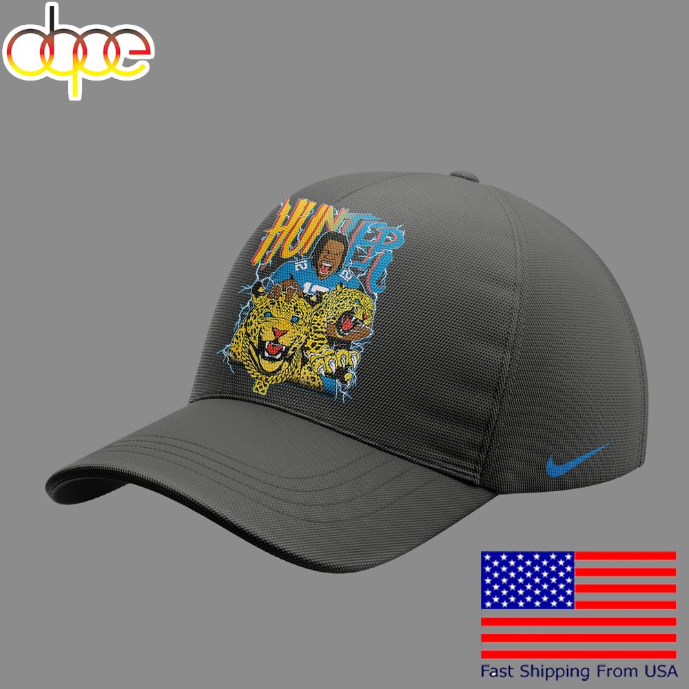 Limited Edition Jacksonville Jaguars Football Travis Hunter Grey Cap  For Fans