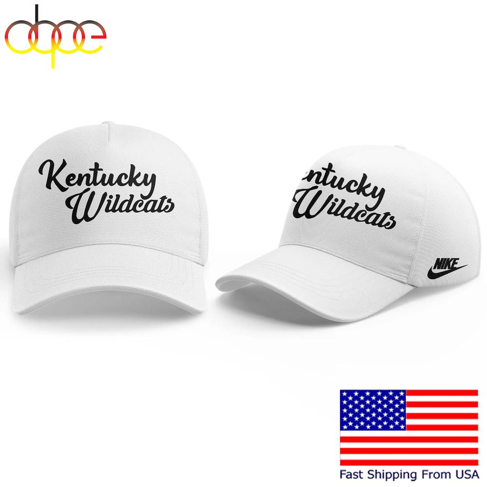 Limited Edition Kentucky Men's Basketball White Cap