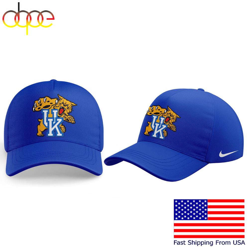 Limited Edition Kentucky Wildcats Basketball Wildcat Logo Cap