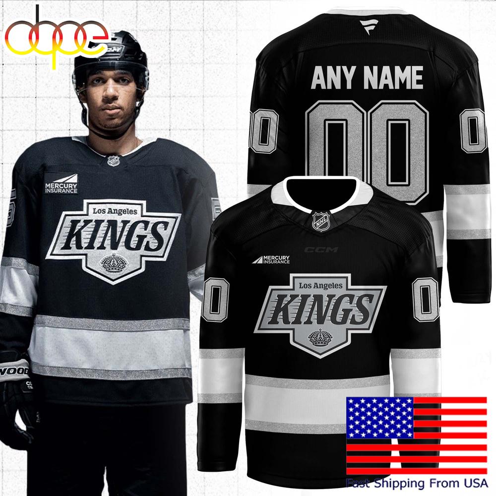 Limited Edition Los Angeles Kings New Black Hockey Jersey 2025